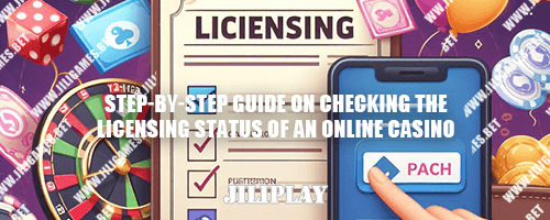 Step-by-step guide on checking the licensing status of an online casino