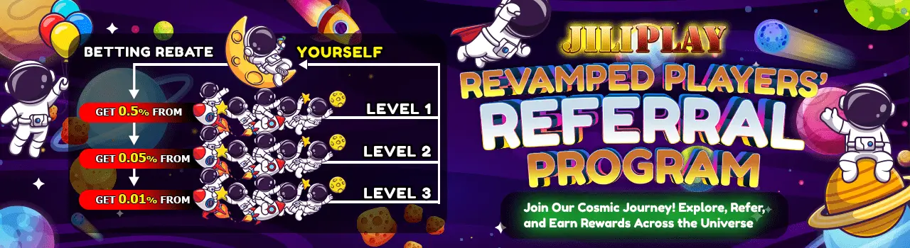 2024 JILIBET Referral Adventure : Refer and Get Bonuses